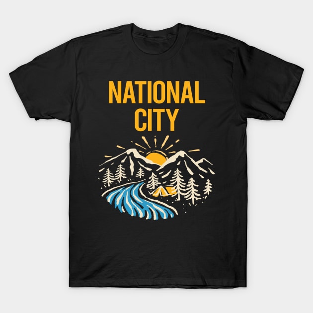 Nature Landscape 02 National City T-Shirt by rosenbaumquinton52